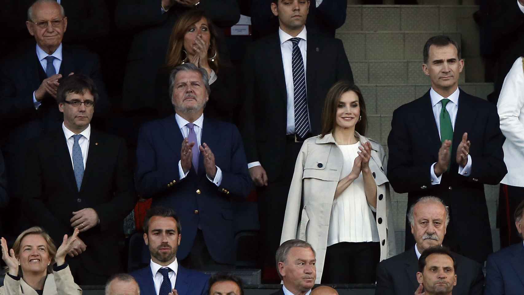 Carles Puigdemont, Íñigo Méndez de Vigo, y Susana Díaz, también han presenciado la final