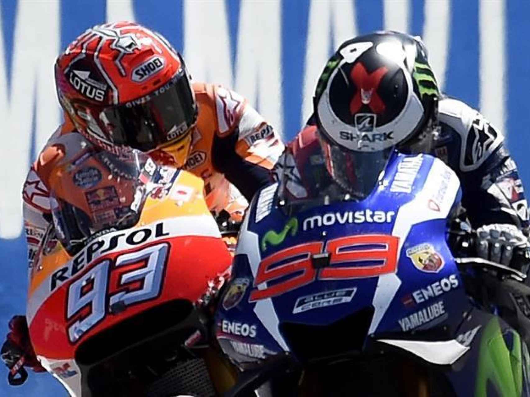 Lorenzo adelanta a Márquez en el Gran Premio de Italia.