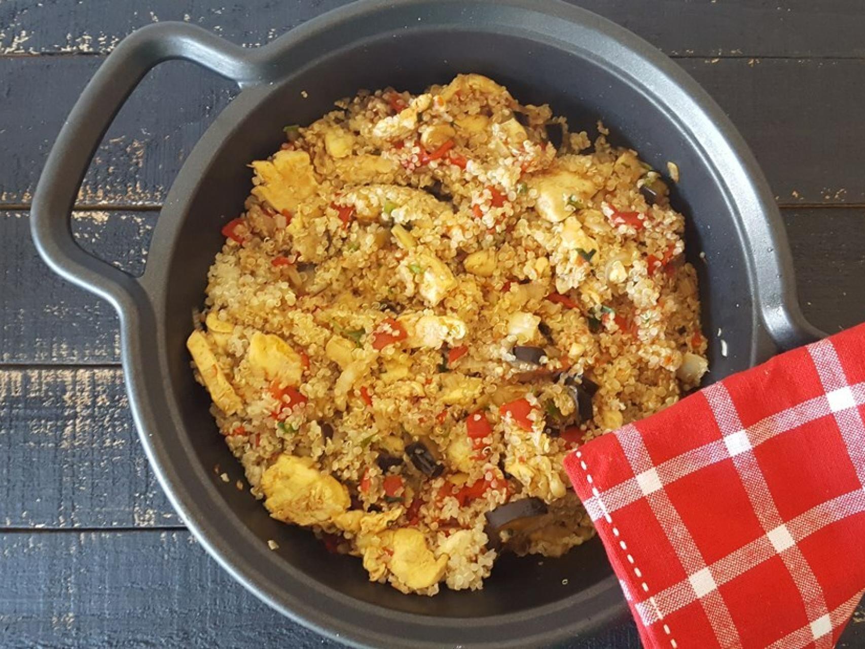 recetas faciles de quinoa con pollo