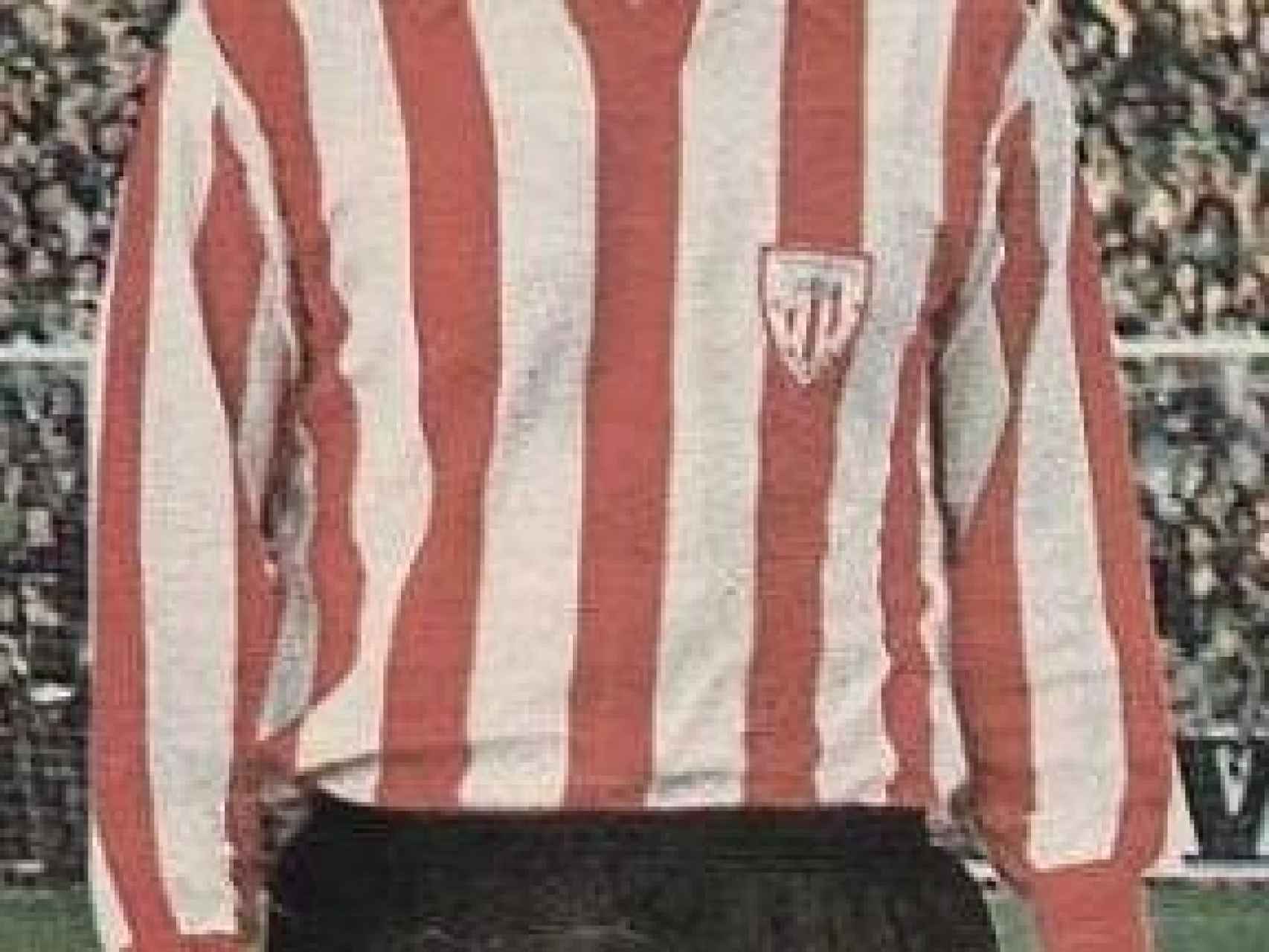 Villar con 23 años cuando jugaba en el Athletic Club de Bilbao
