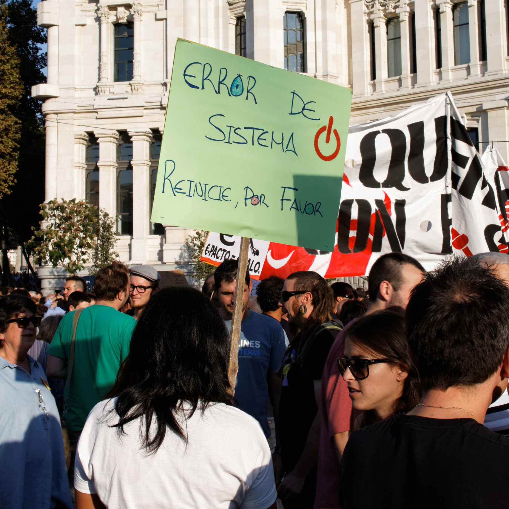 Un momento de la manifestación del 15 de octubre de 2011.