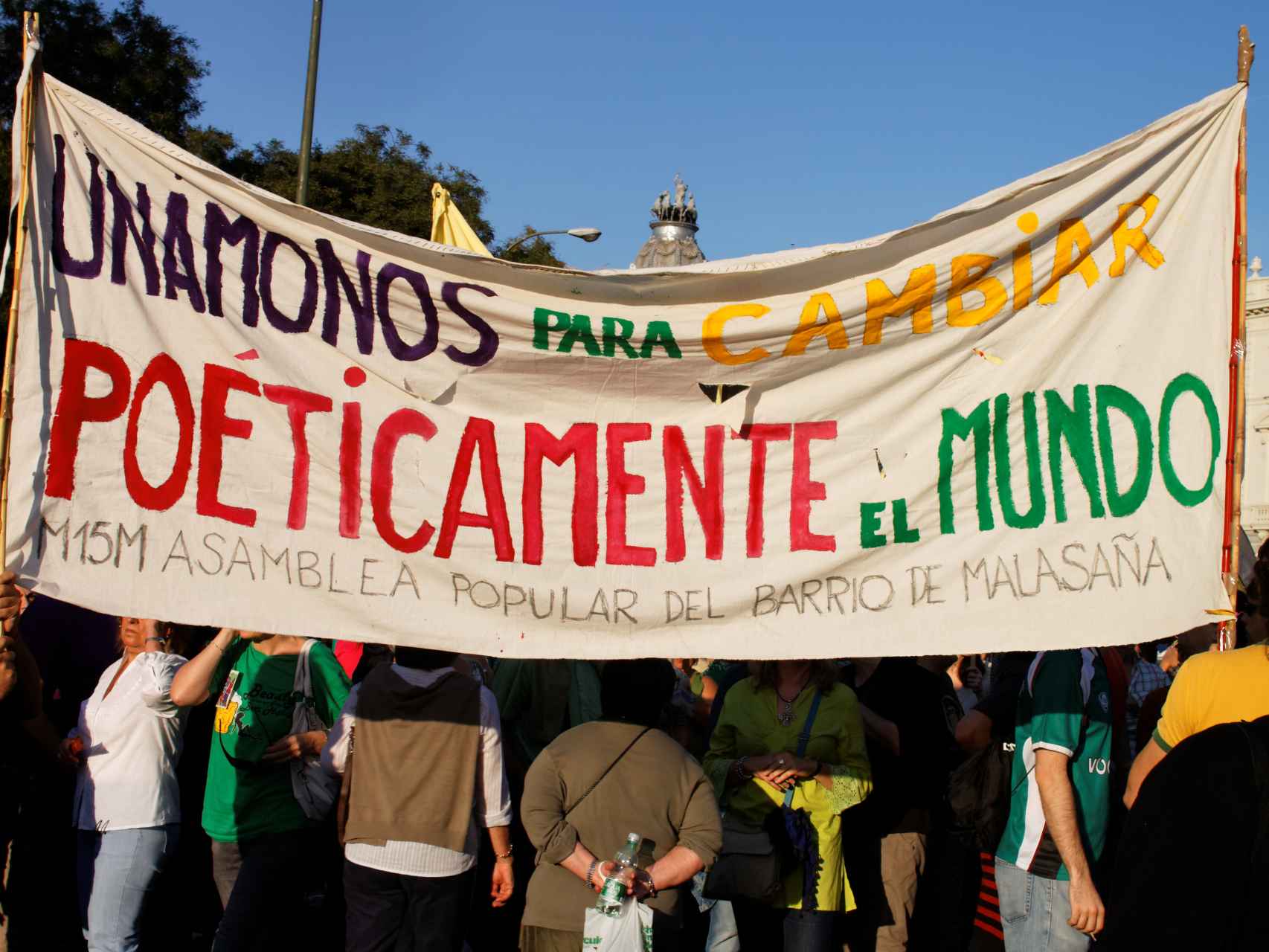 Una imagen de archivo de una manifestación del 15 de octubre de 2011.