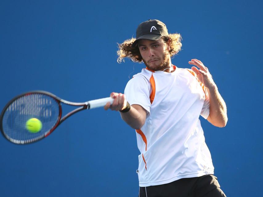 Marco Trungelliti durante el pasado Open de Australia.