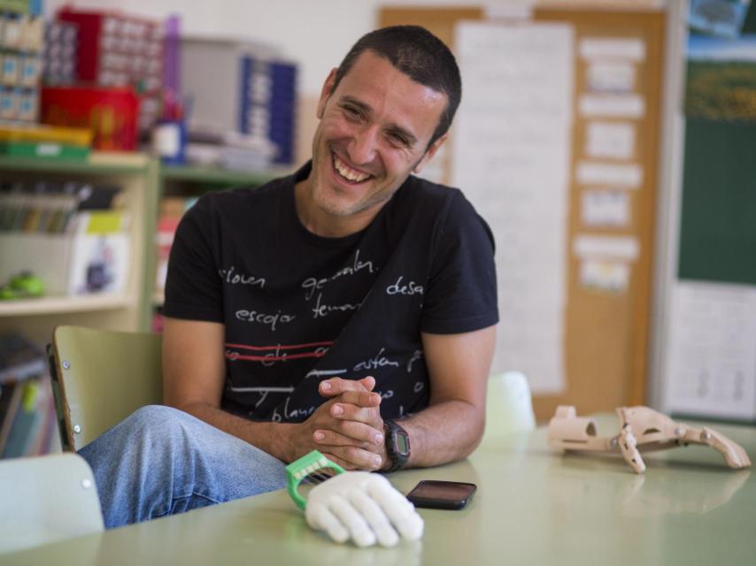 Nacho Gálvez, maestro de Educación Física e ideólogo del proyecto.