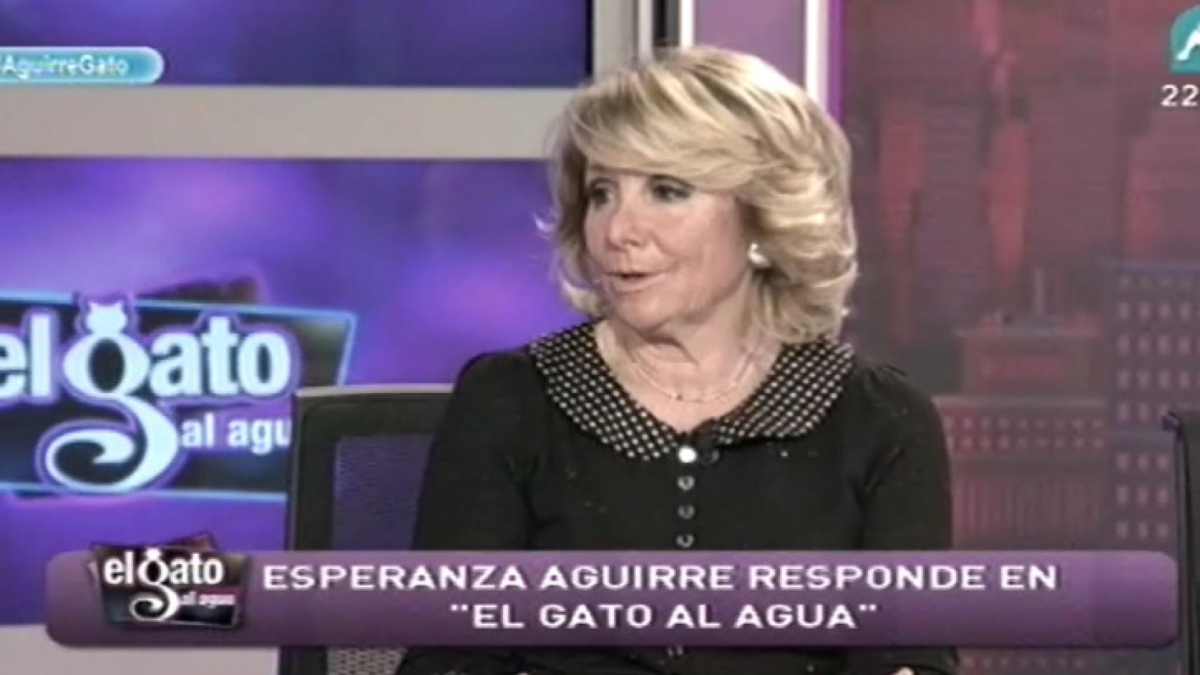 Lo que Aguirre y González se gastaron en publicidad en Intereconomía