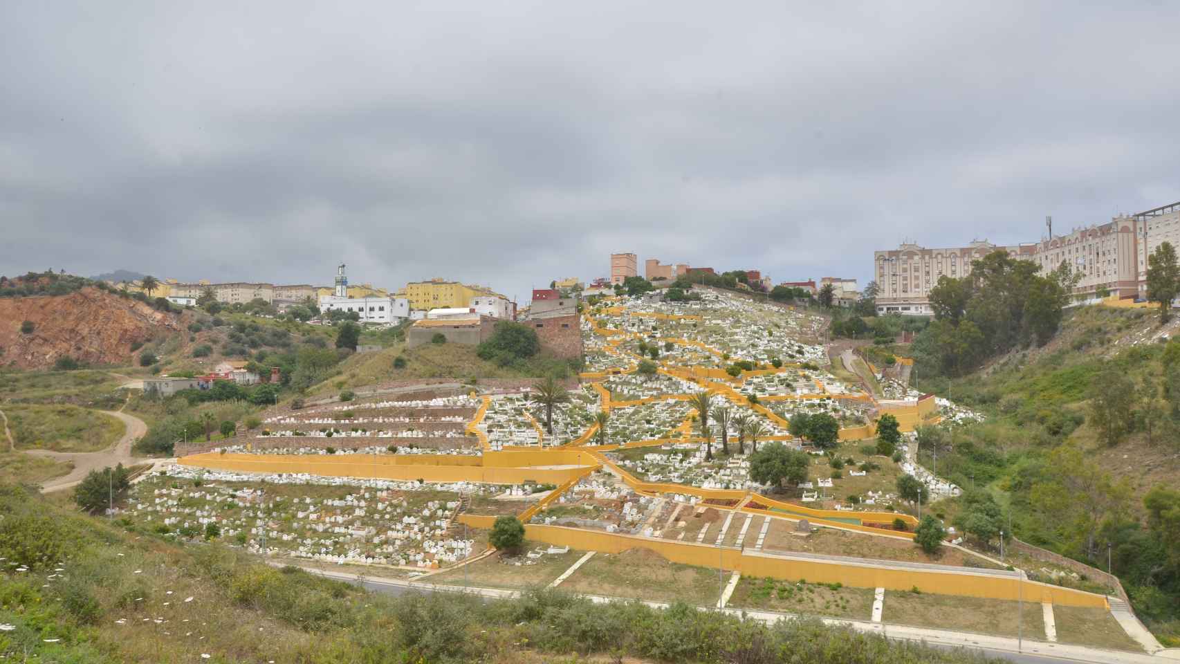 El cementerio musulmán de Ceuta, donde está enterrado Mape.