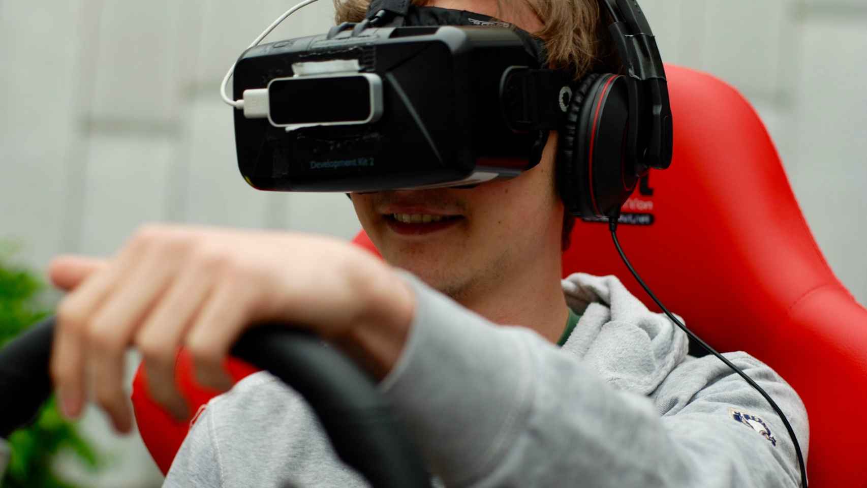 Gafas de realidad virtual.