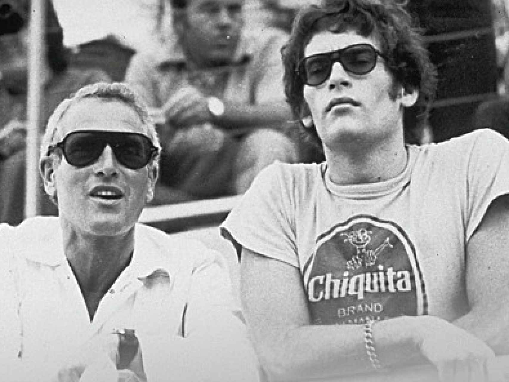 Paul Newman con su hijo Scott