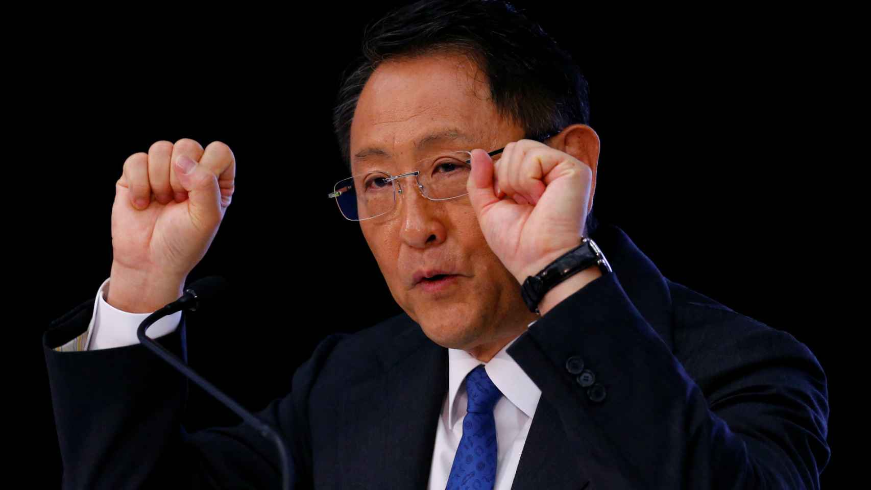 El presidente de Toyota, Akio Toyoda.