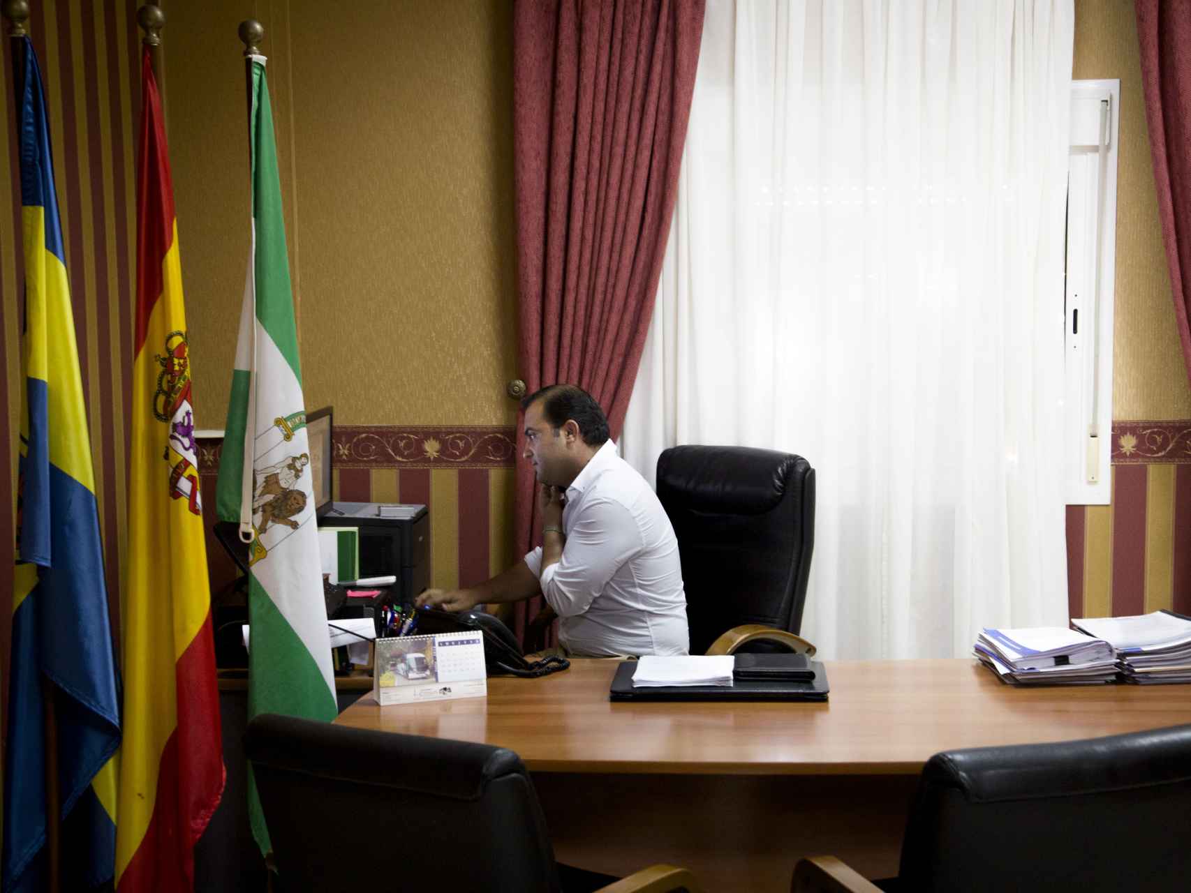 Juan Carlos González, alcalde (PSOE) de la localidad de El Palmar de Troya.