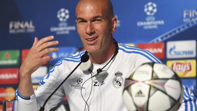 Zidane, en rueda de prensa.