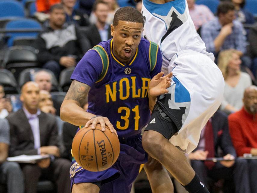 Bryce Dejean-Jones en un partido con los New Orleans Pelicans.