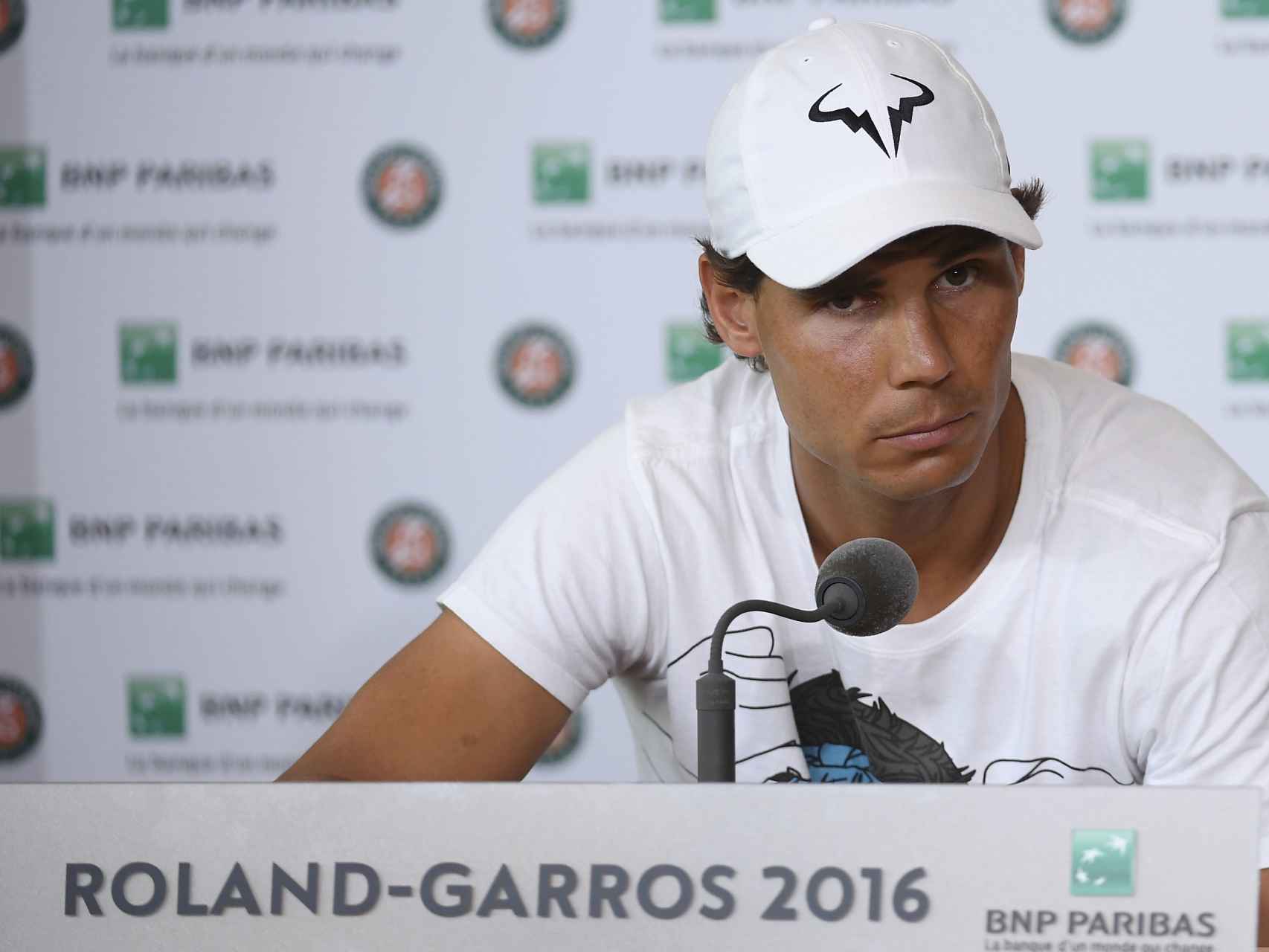 Rafa Nadal al anunciar su retirada de Roland Garros.