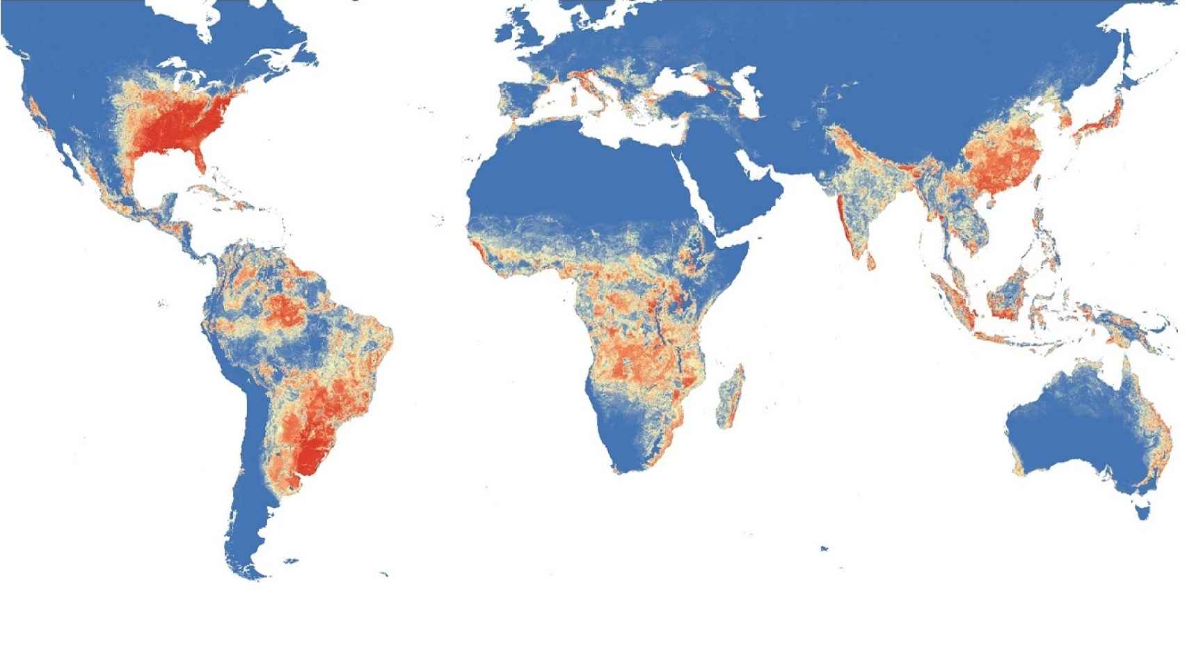 Distribución del mosquito Aedes aegypti por el mundo.