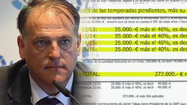 Mediaset se venga de Tebas (LFP) destapando presuntas corruptelas