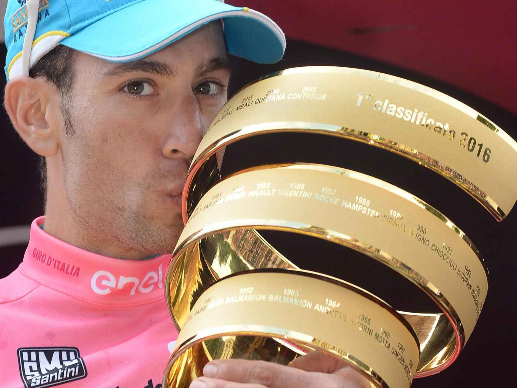 Nibali, el ganador del Giro de Italia 2016.
