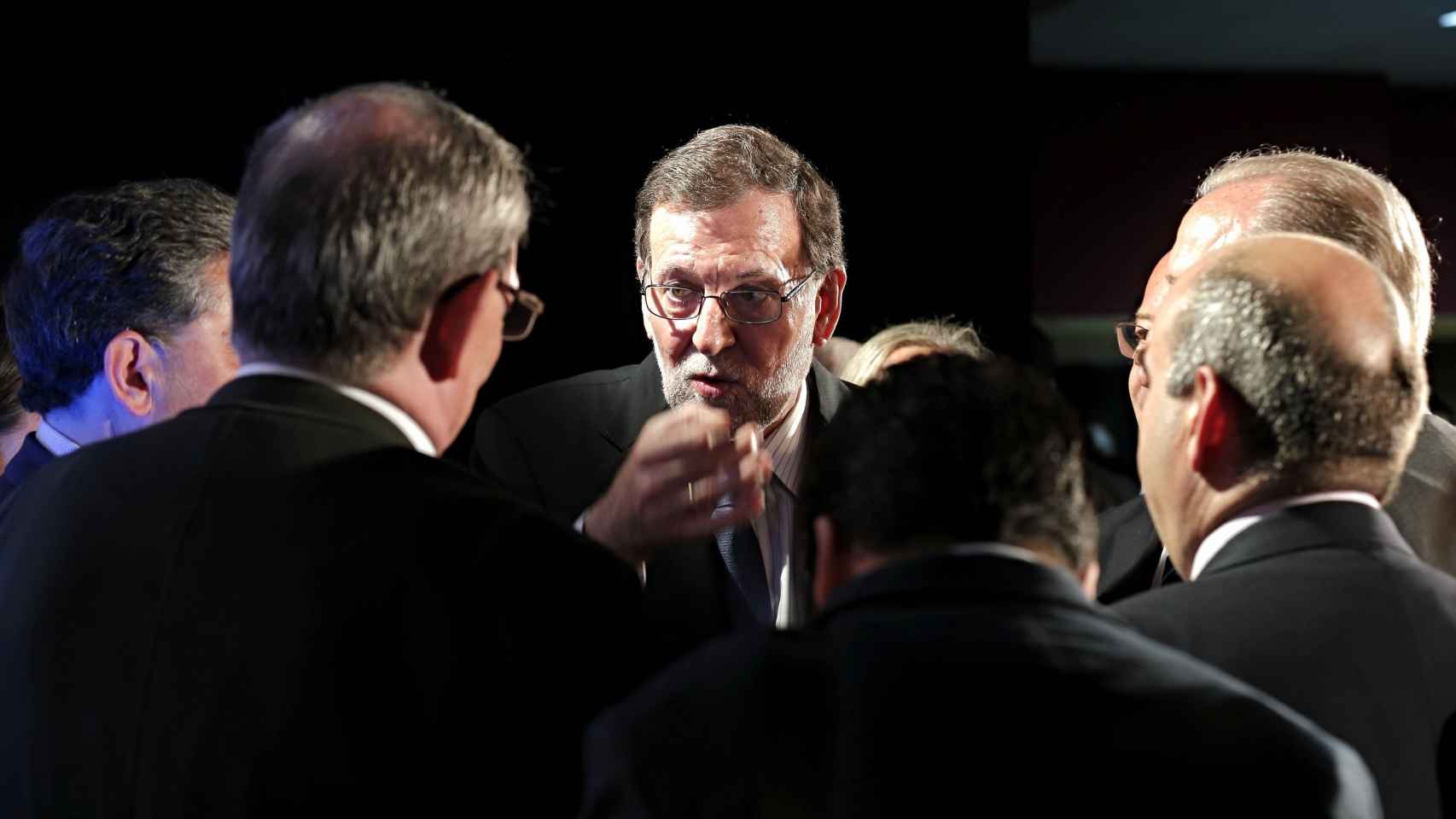 Mariano Rajoy conversa con representantes de la educación concertada