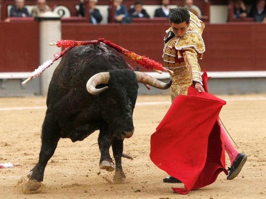 Alberto Aguilar, en la Feria de San Isidro.