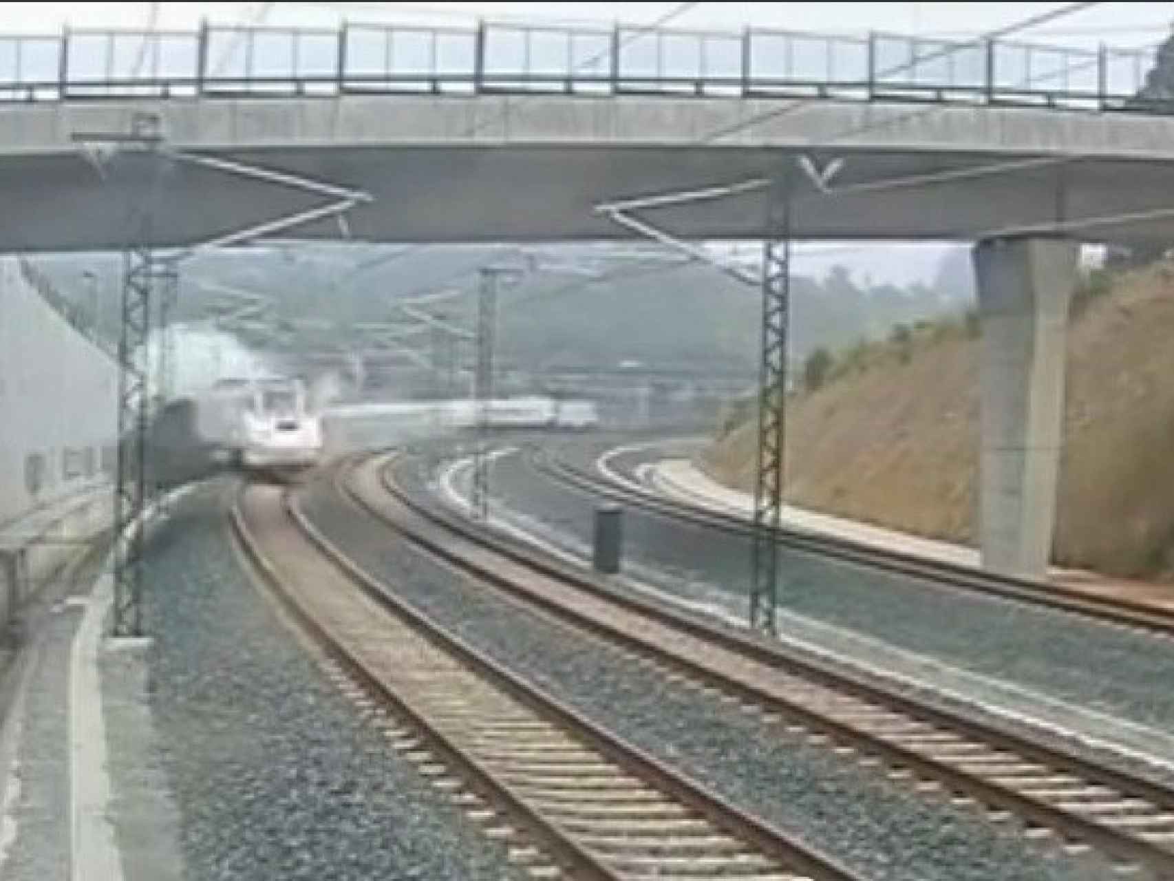 Captura 10 del vídeo del accidente del tren Alvia 730