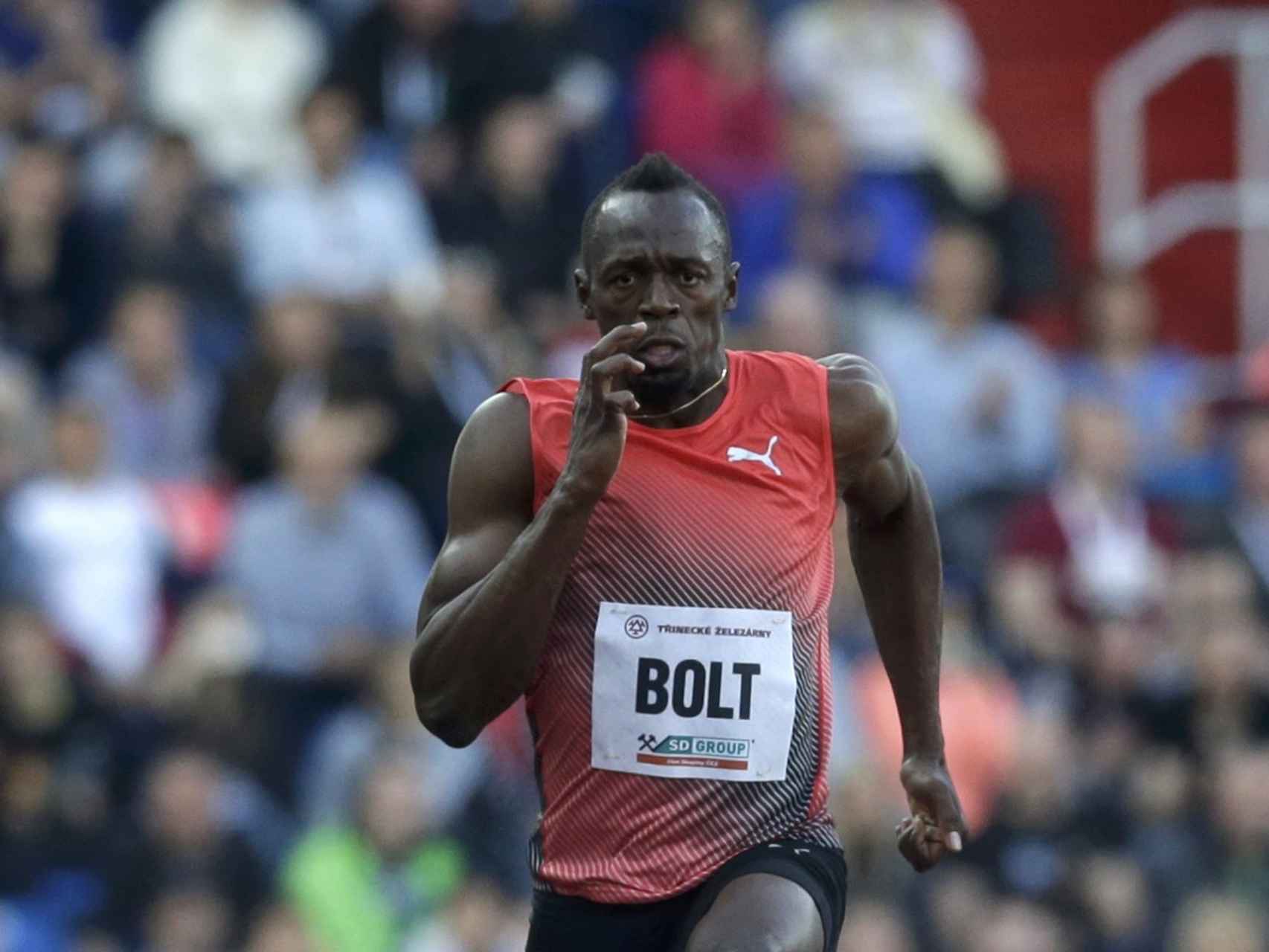 Usain Bolt, el pasado 20 de mayo, en Ostrava (República Checa).