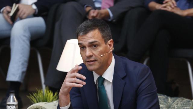 Pedro Sánchez, en una entrevista concedida este martes.