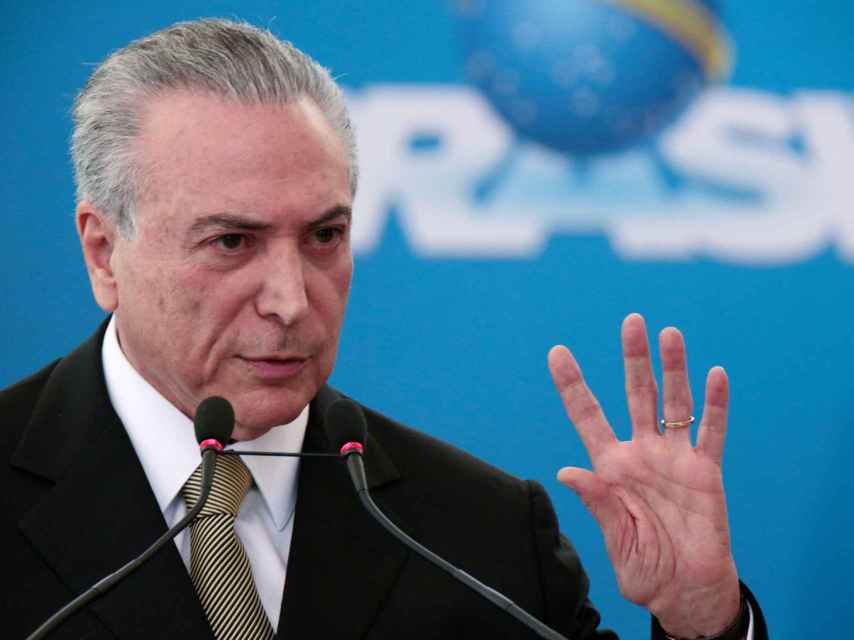 Temer asumió la presidencia tras la destitución de Rousseff.