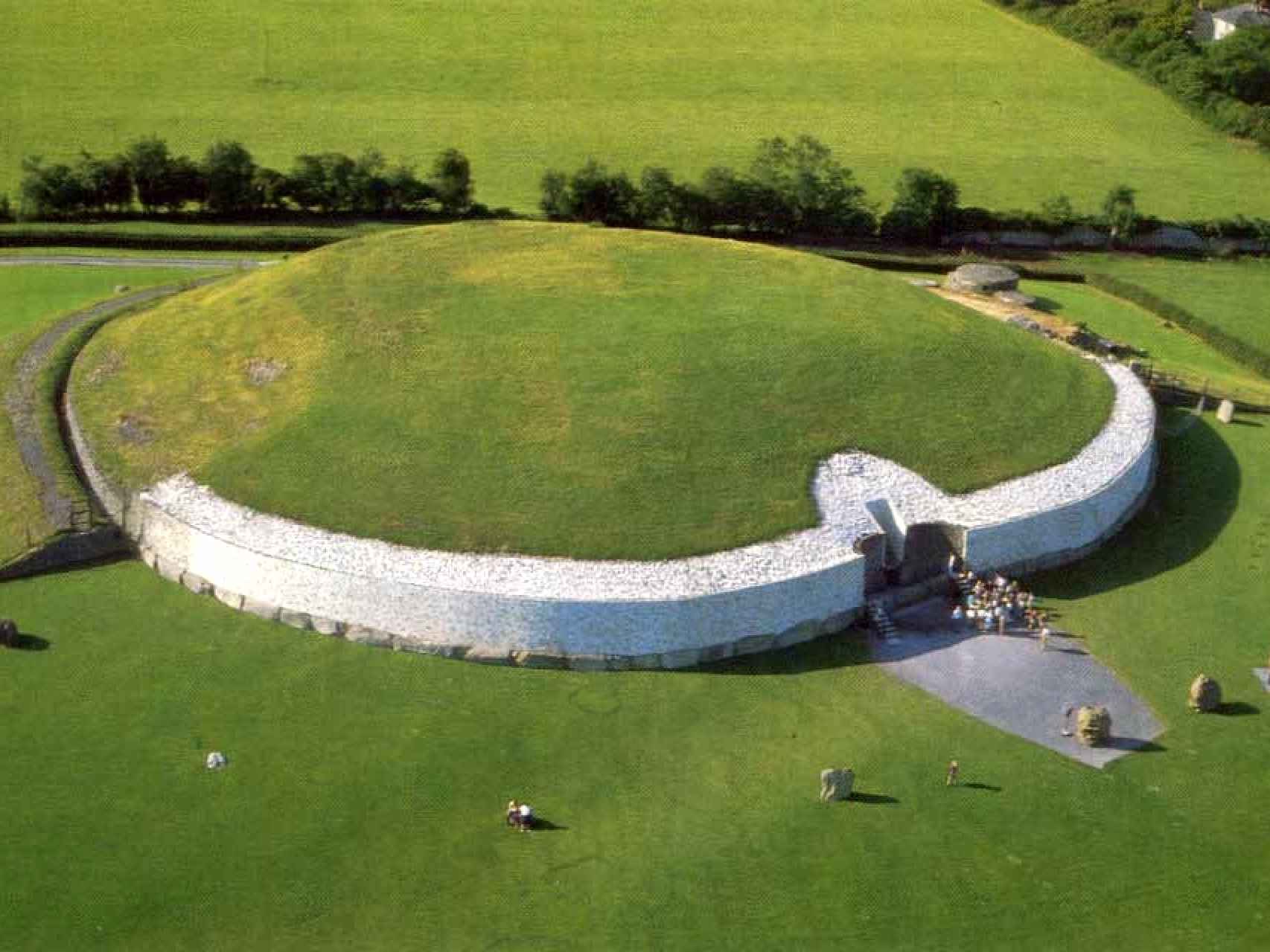 Sitio arqueológico de Newgrange, en Irlanda.