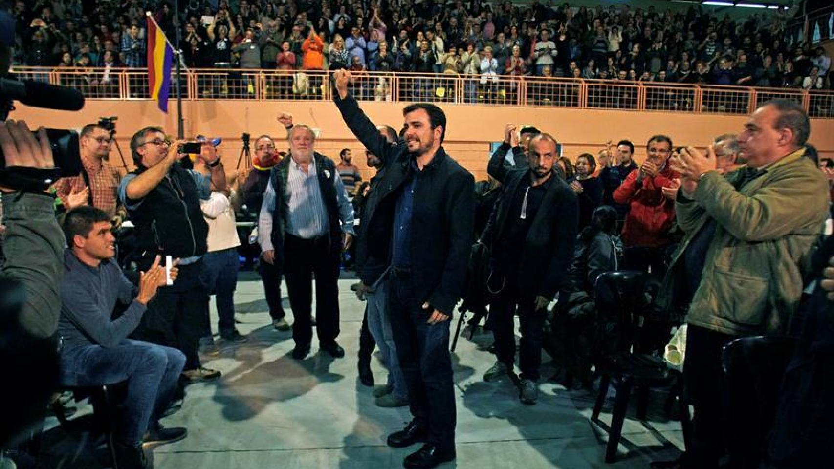 Garzón, en un mitin de campaña en las pasadas elecciones del 20-D.
