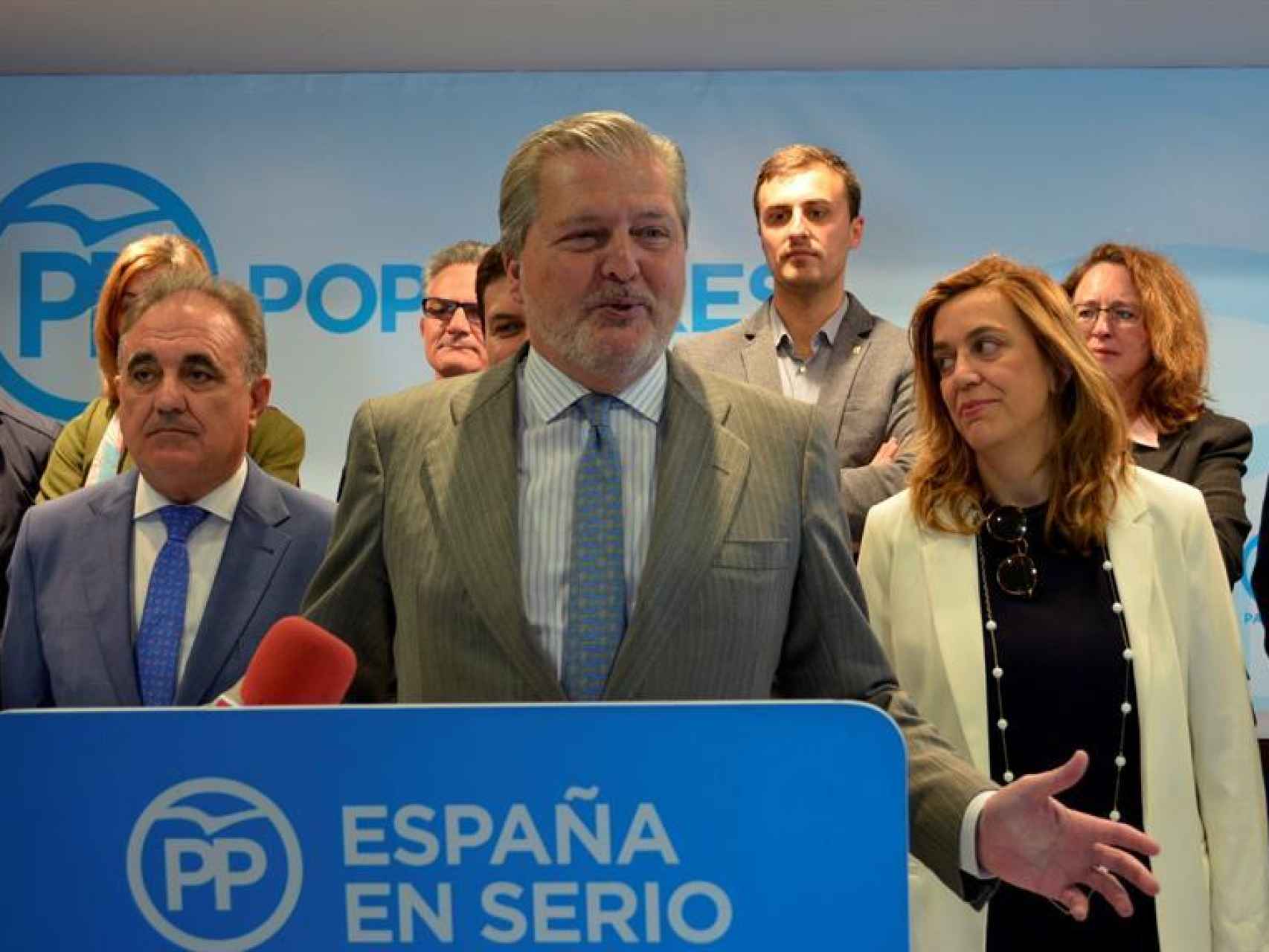 El ministro como cabeza de lista del PP al Congreso por Palencia.