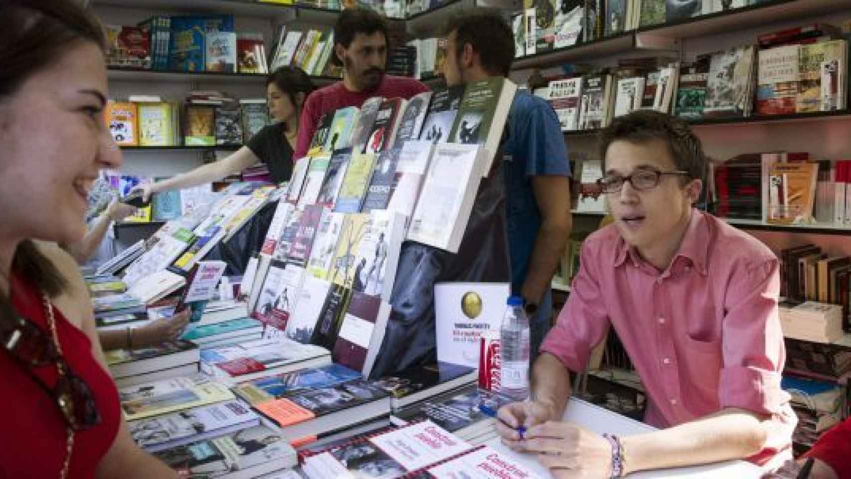 Iñigo Errejón en la Feria del Libro del año pasado.