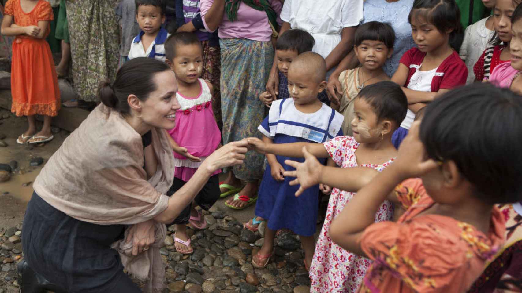 Jolie es embajadora de la ONU y colabora en varias causas humanitarias.