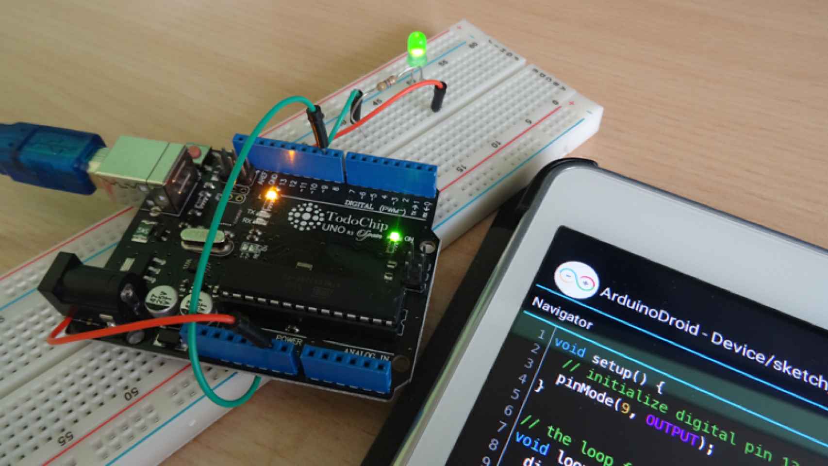 ArduinoDroid, controla un Arduino desde el móvil