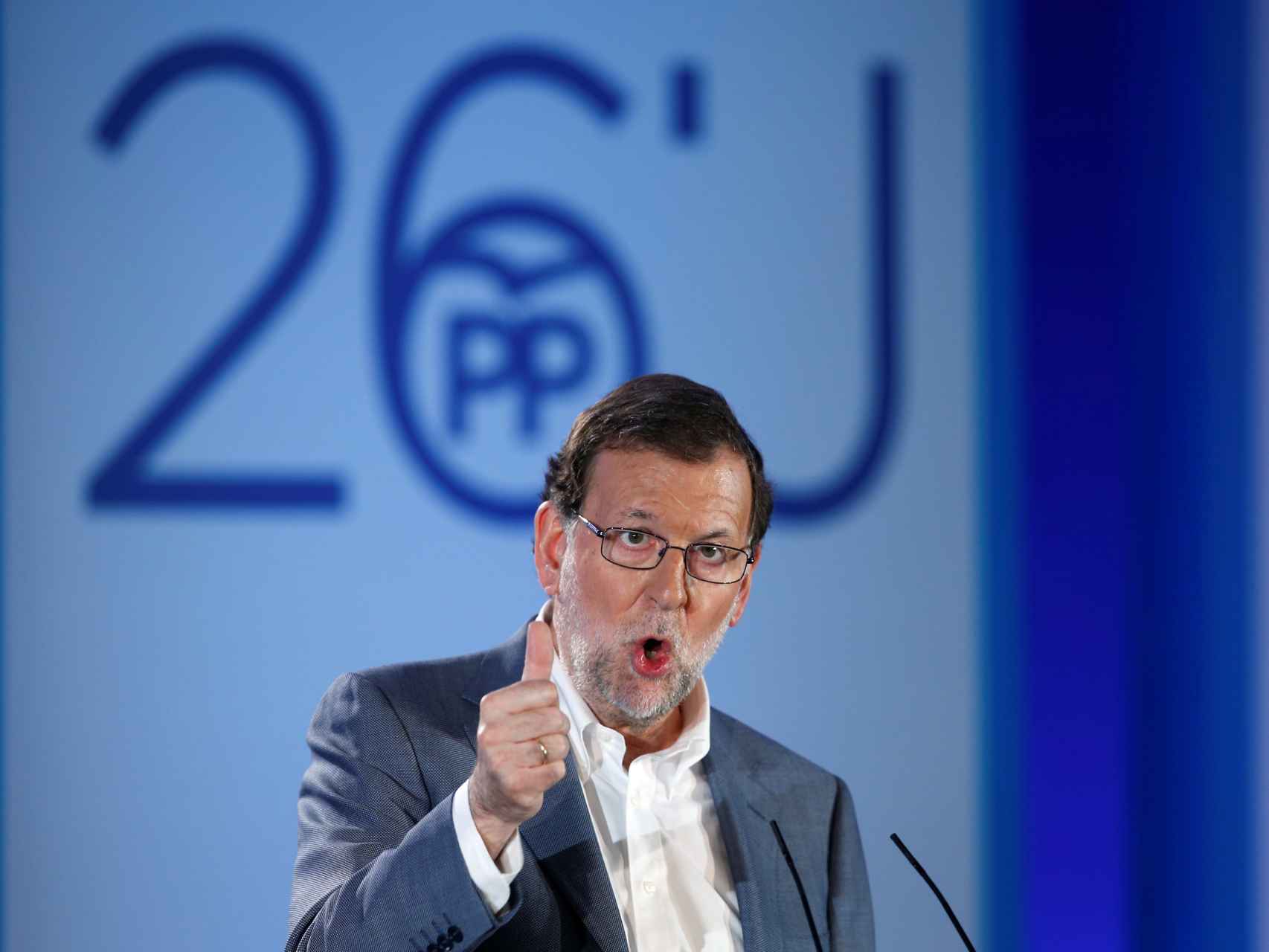 Rajoy, este sábado en Barcelona