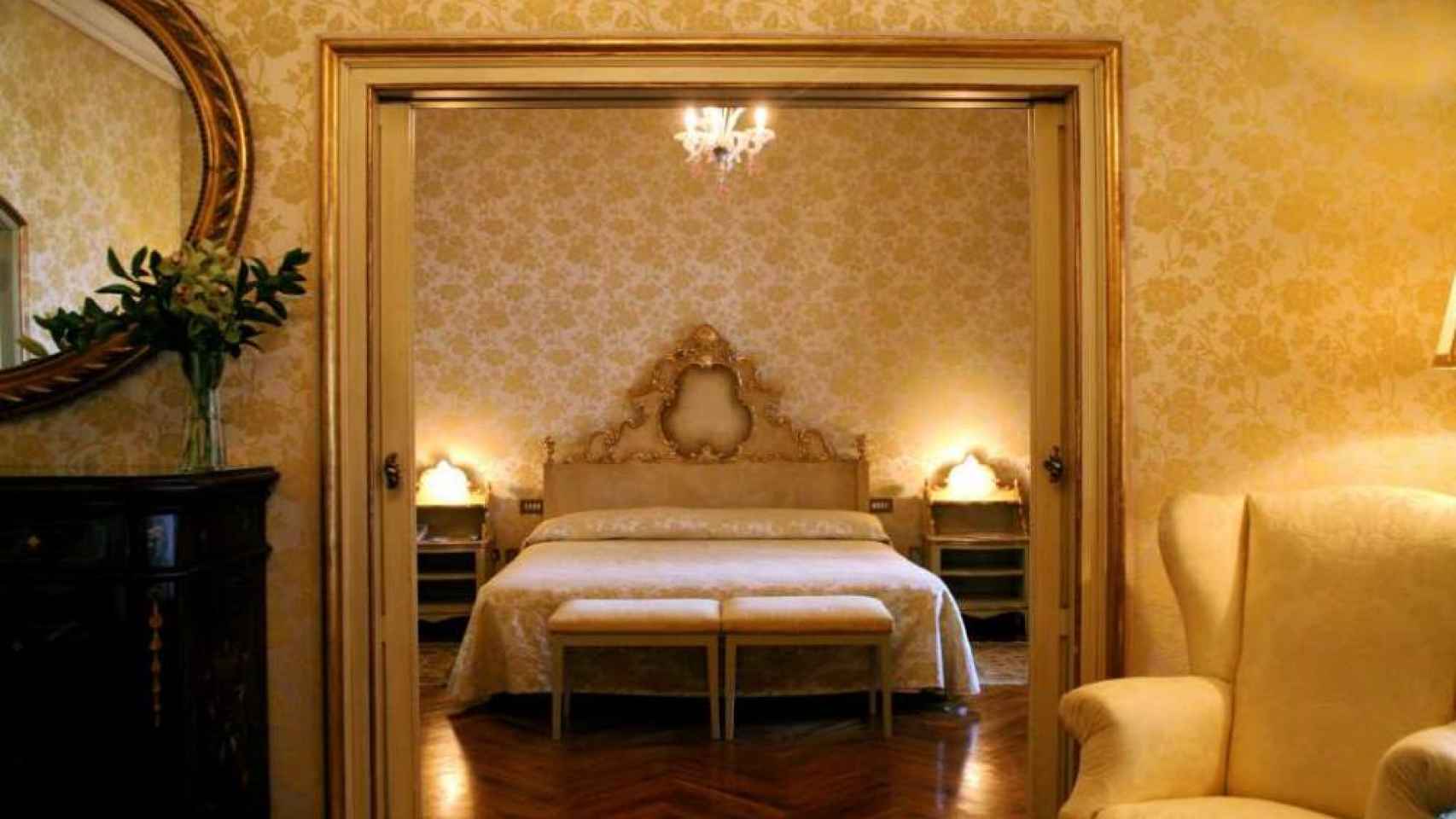 Una de las románticas habitaciones de La Gavina