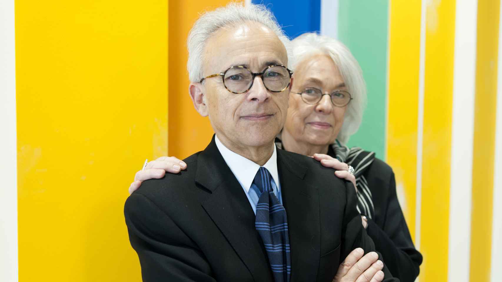 António y Hanna Damasio, en la Fundación Telefónica de Madrid.