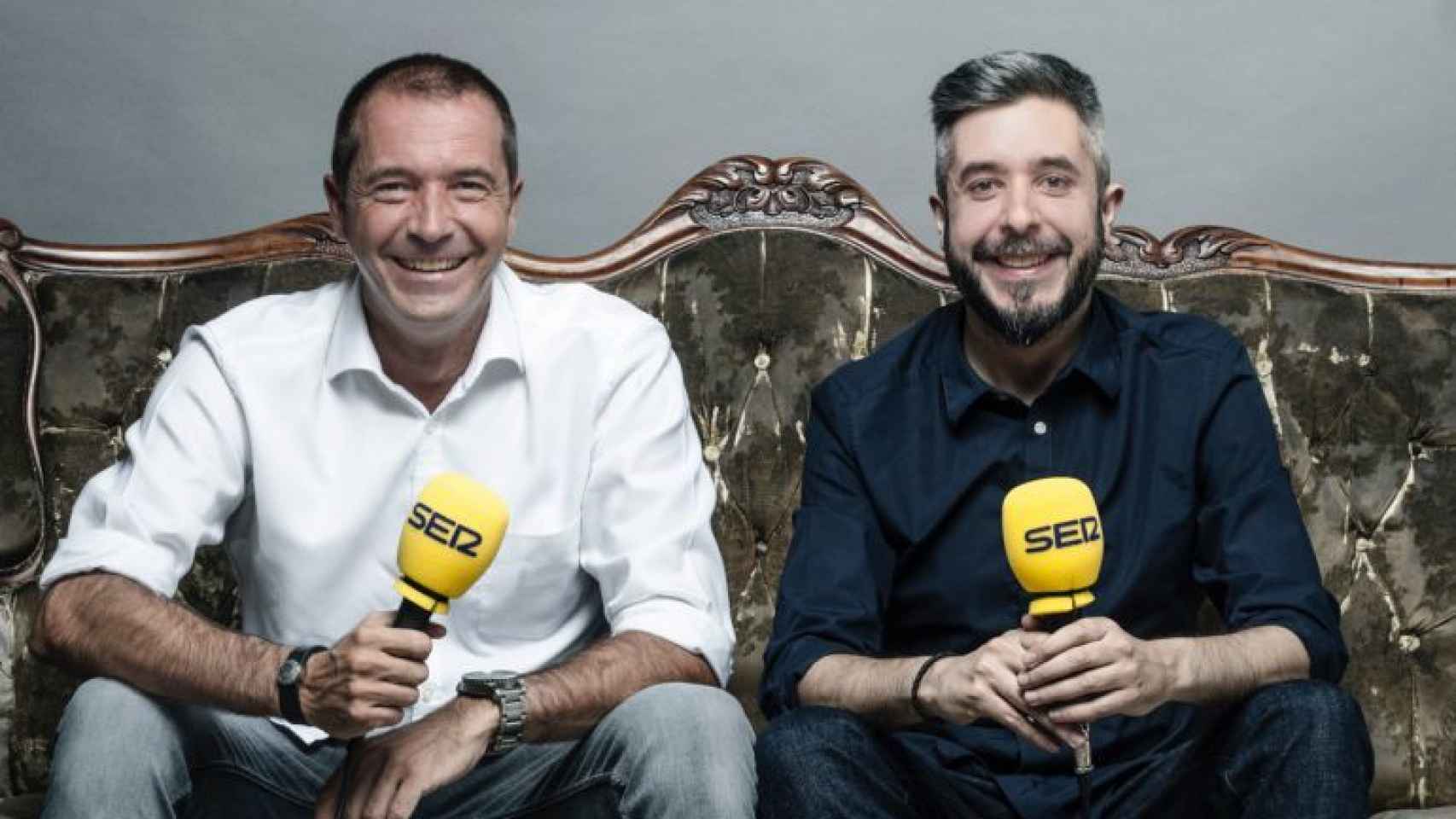 Manu Carreño y Dani Garrido, los rostros del equipo de deportes de Cadena SER.