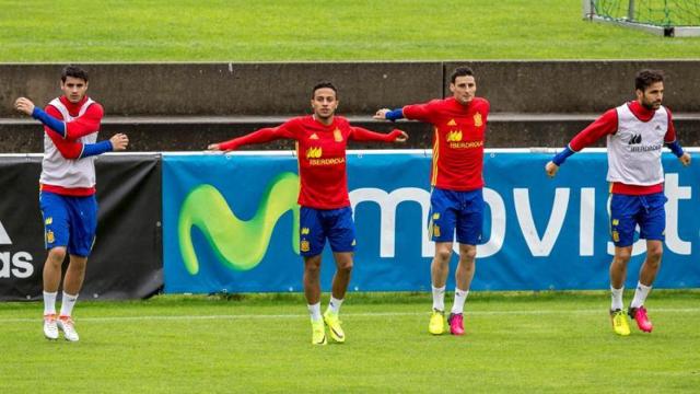 Morata, Thiago, Aduriz y Cesc, dudas de Del Bosque.