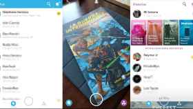 La nueva interfaz de Snapchat: sección de historias, iconos y barra de navegación