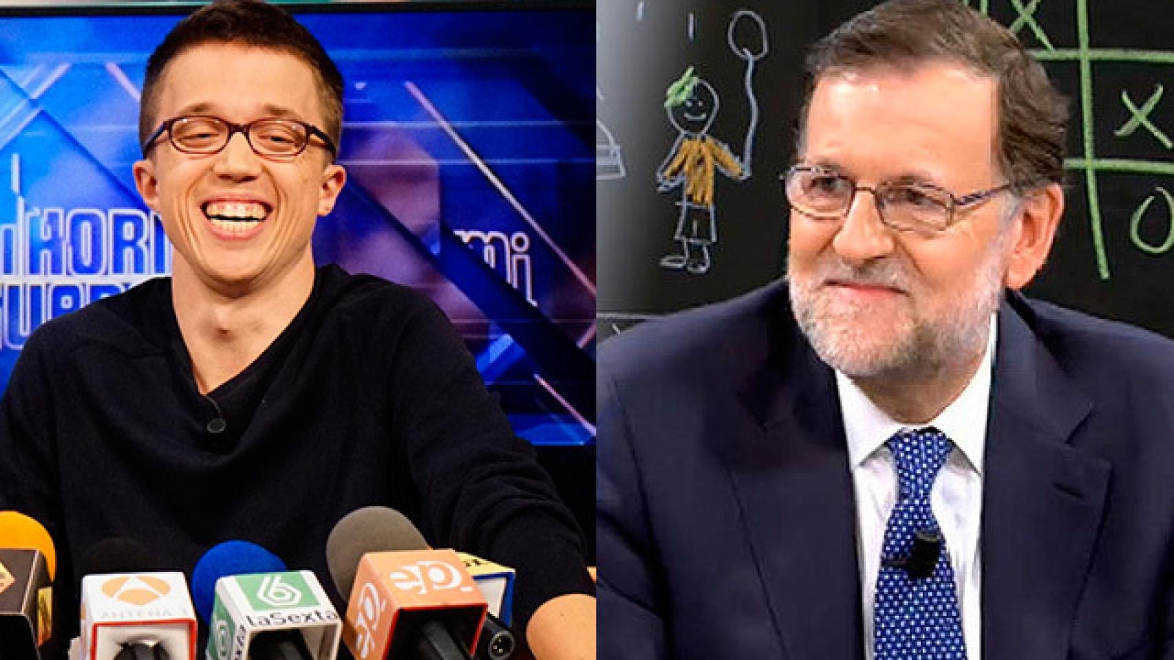 Iñigo Errejón gana a Mariano Rajoy en la batalla de las audiencias
