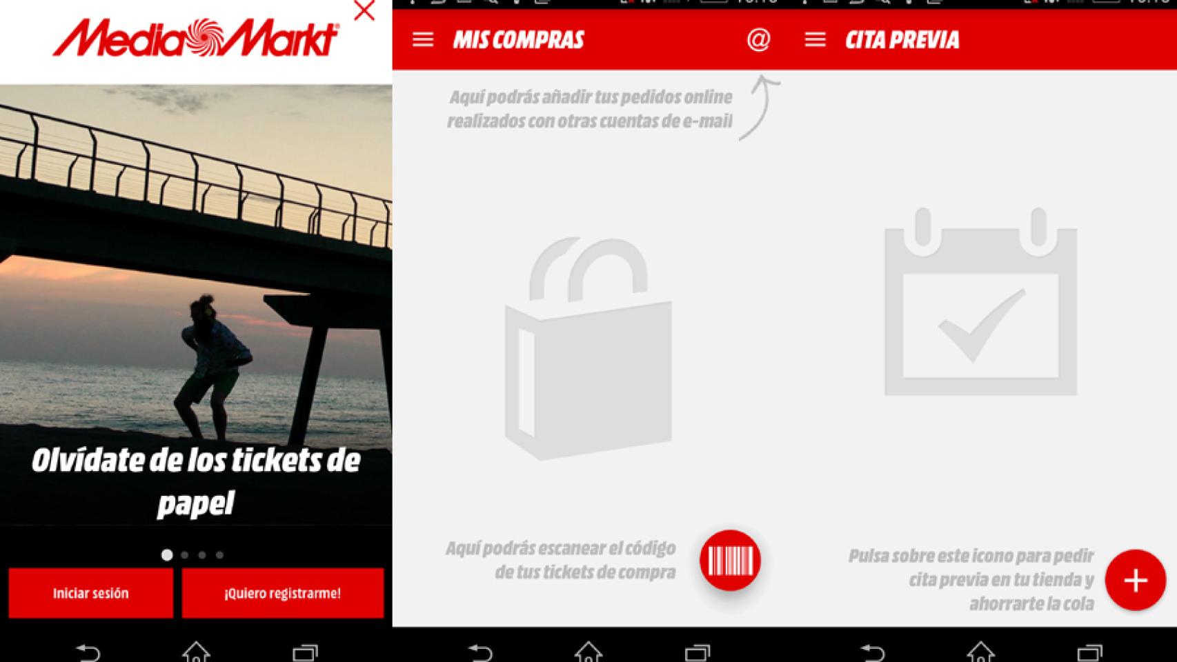 Media Markt presenta su aplicación: tickets digitales, cita previa y compras en línea