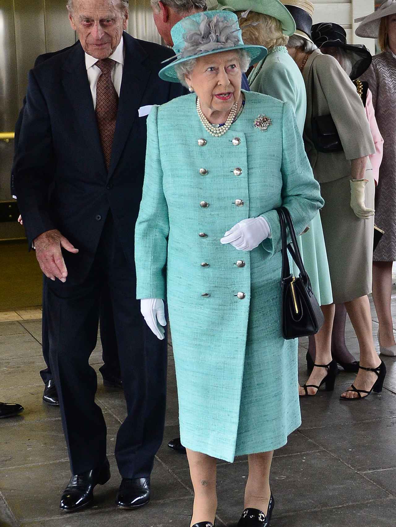 El príncioe Felipe de Edimburgo y la reina Isabel II