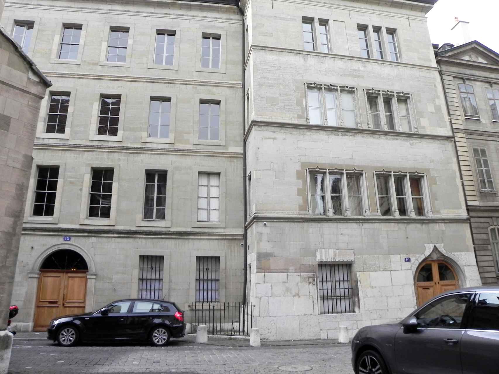 Edificio donde vive la Infanta Cristina en Ginebra