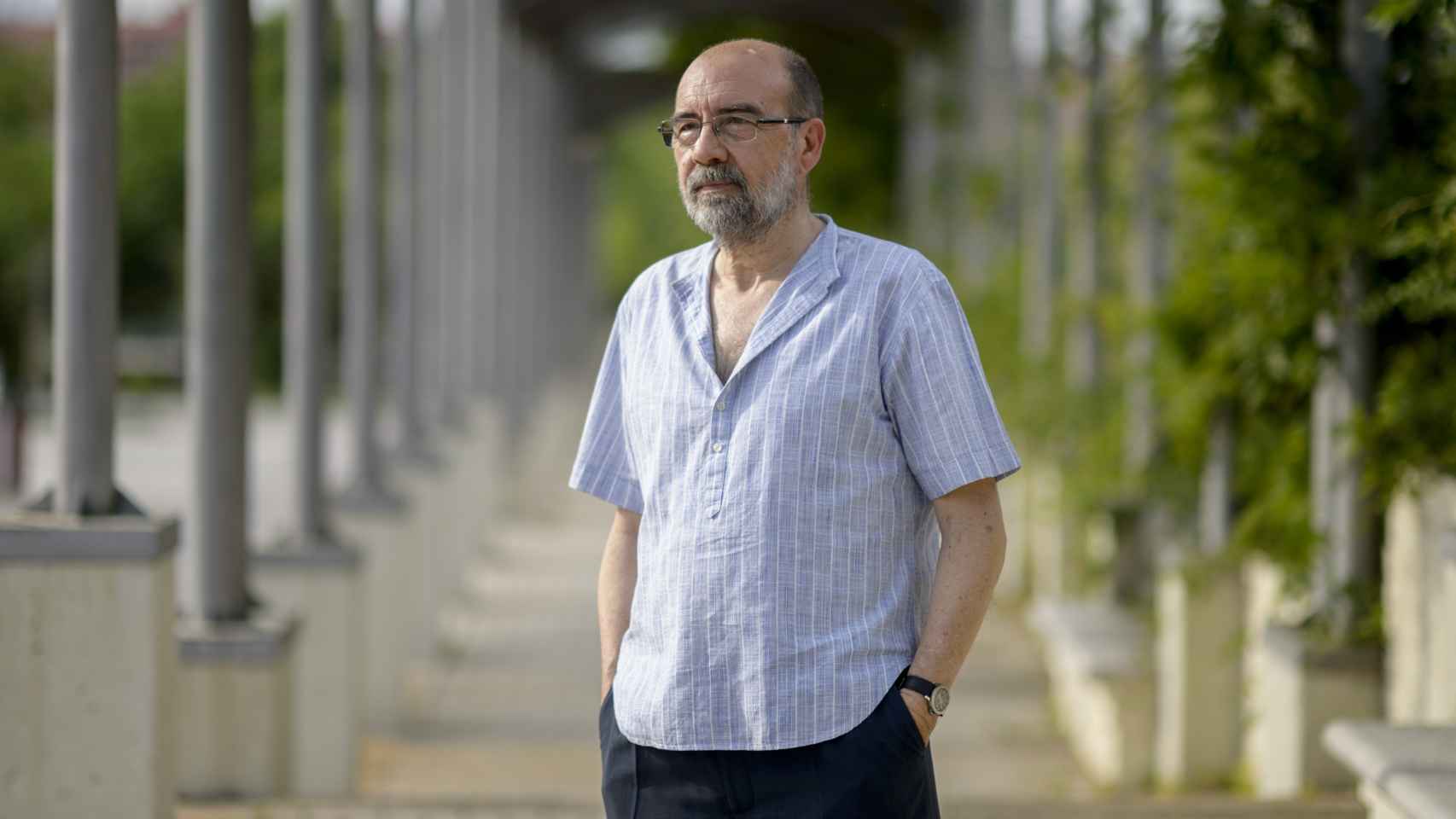 El escritor Guillermo Galván.
