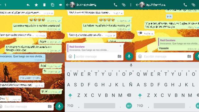 Así funciona la opción de citar mensajes en WhatsApp