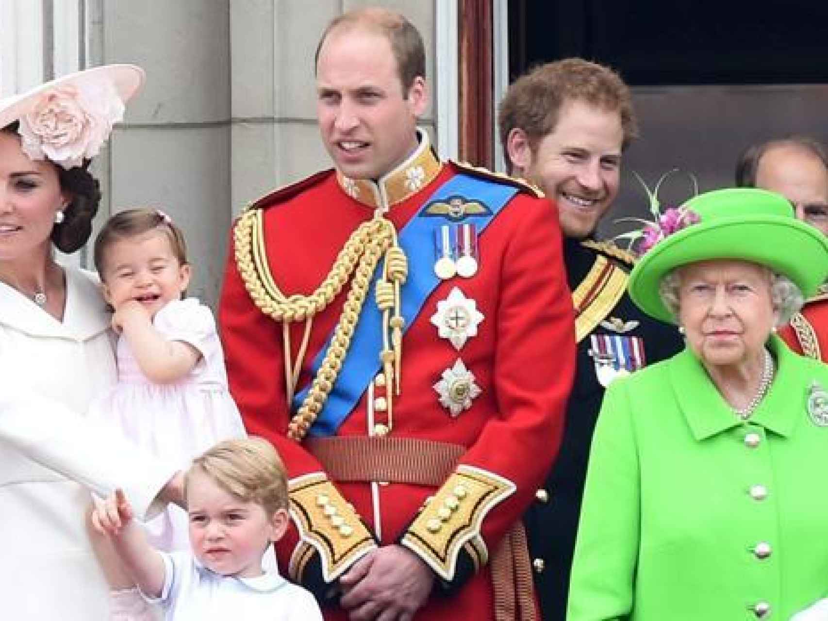 La familia real británica