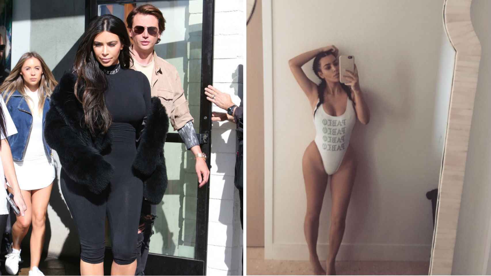 Kim Kardashian antes y después de la dieta