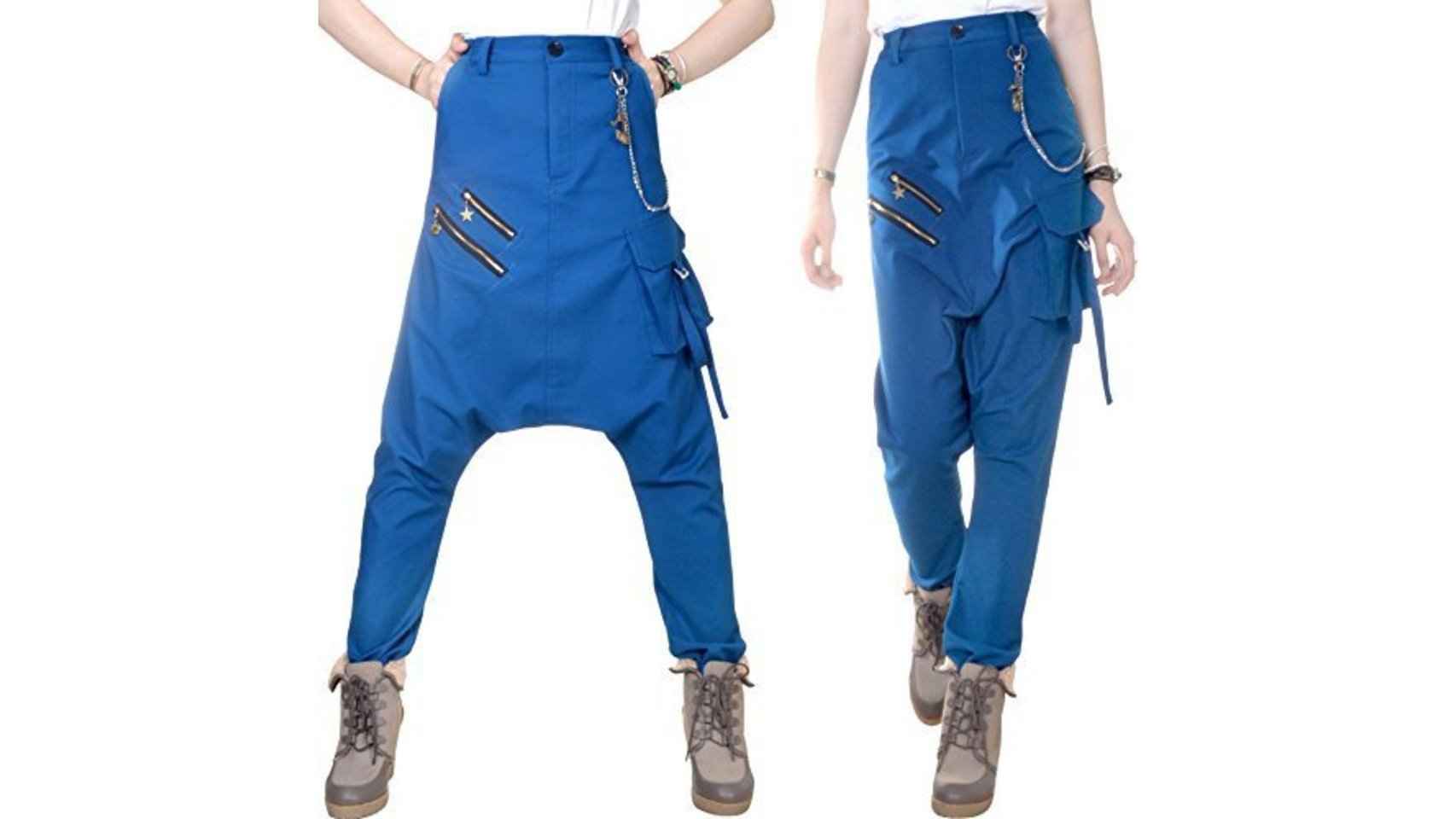 ¿Os imagináis intentando correr para coger el metro con estos pantalones?