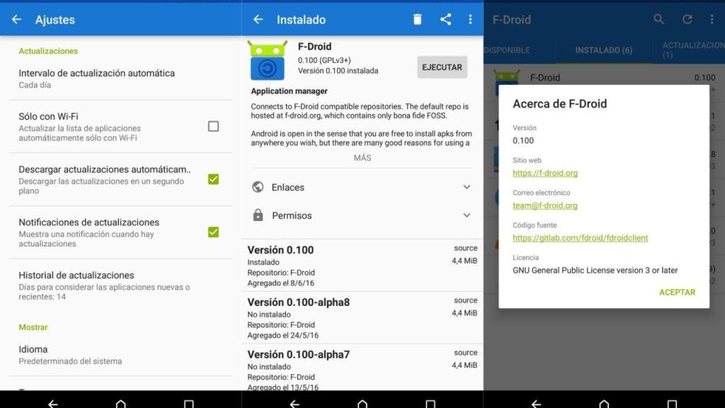 F-Droid 0.100, la tienda de aplicaciones libres, añade actualizaciones automáticas y mejor rendimiento