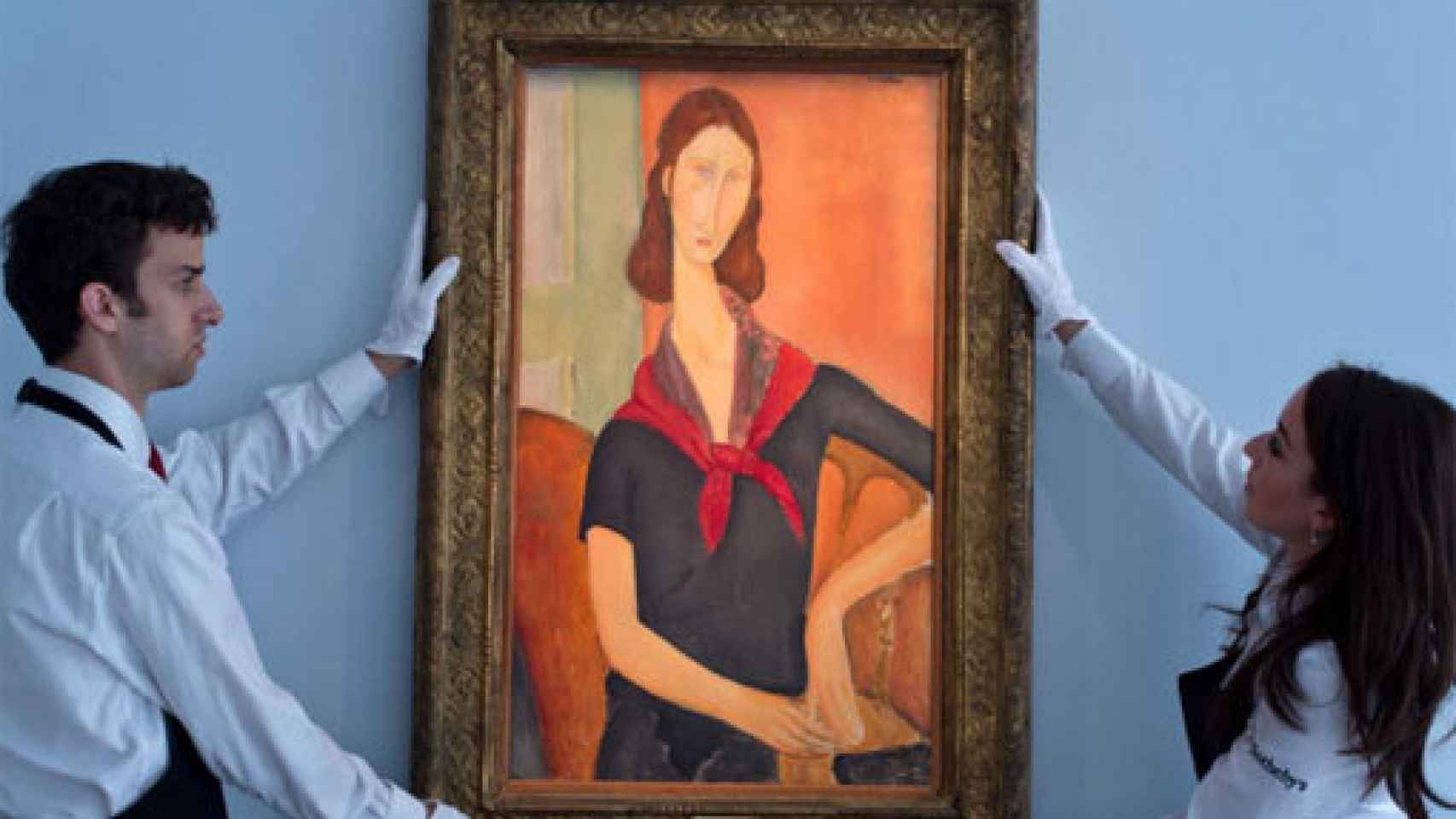 Image: A subasta la historia de amor de Modigliani