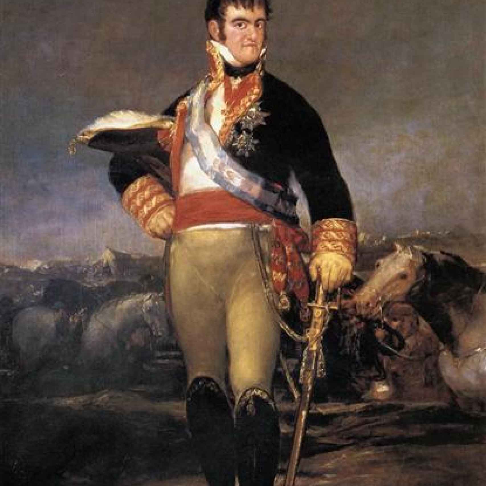 Retrato de Fernando VII de Goya